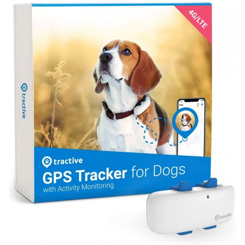 GENERICO Collar Localizador Gps Perro Gatos Chip Rastreador-Rosado