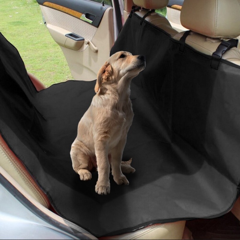 Hamaca para perro, SUV, funda de asiento de coche para mascotas con ventana  de malla, hamaca de automóvil para asiento trasero de perros, color gris