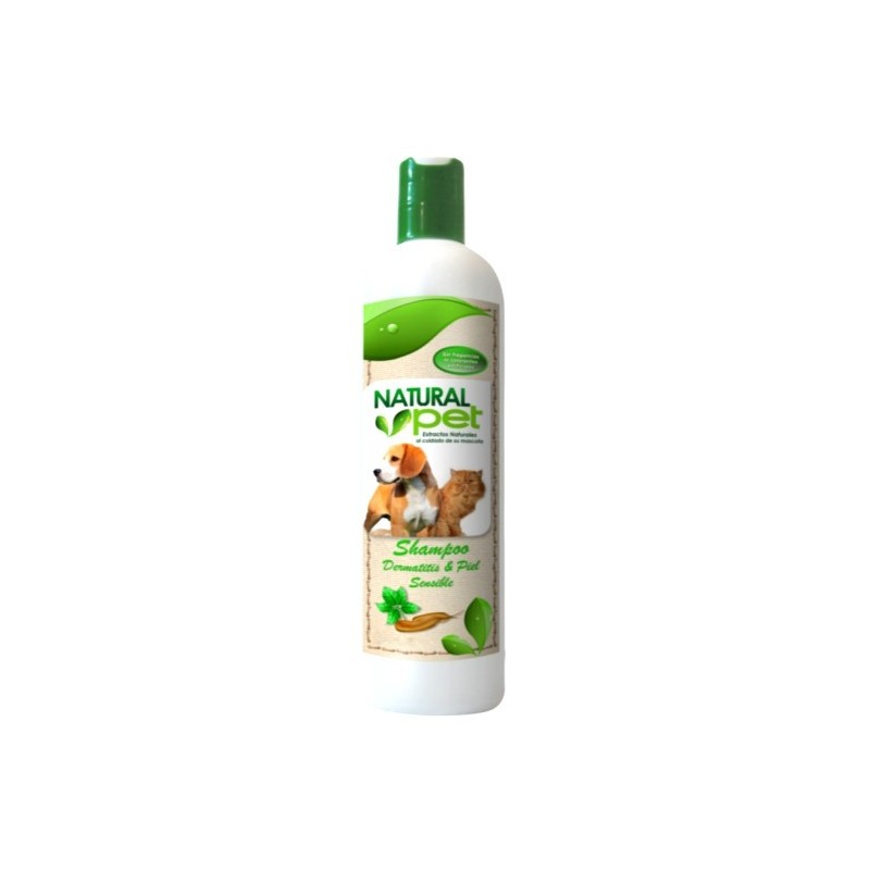 Natural Pet Shampoo Dermatitis y Piel Sensible